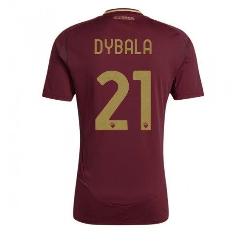 Dres AS Roma Paulo Dybala #21 Domaci 2024-25 Kratak Rukav